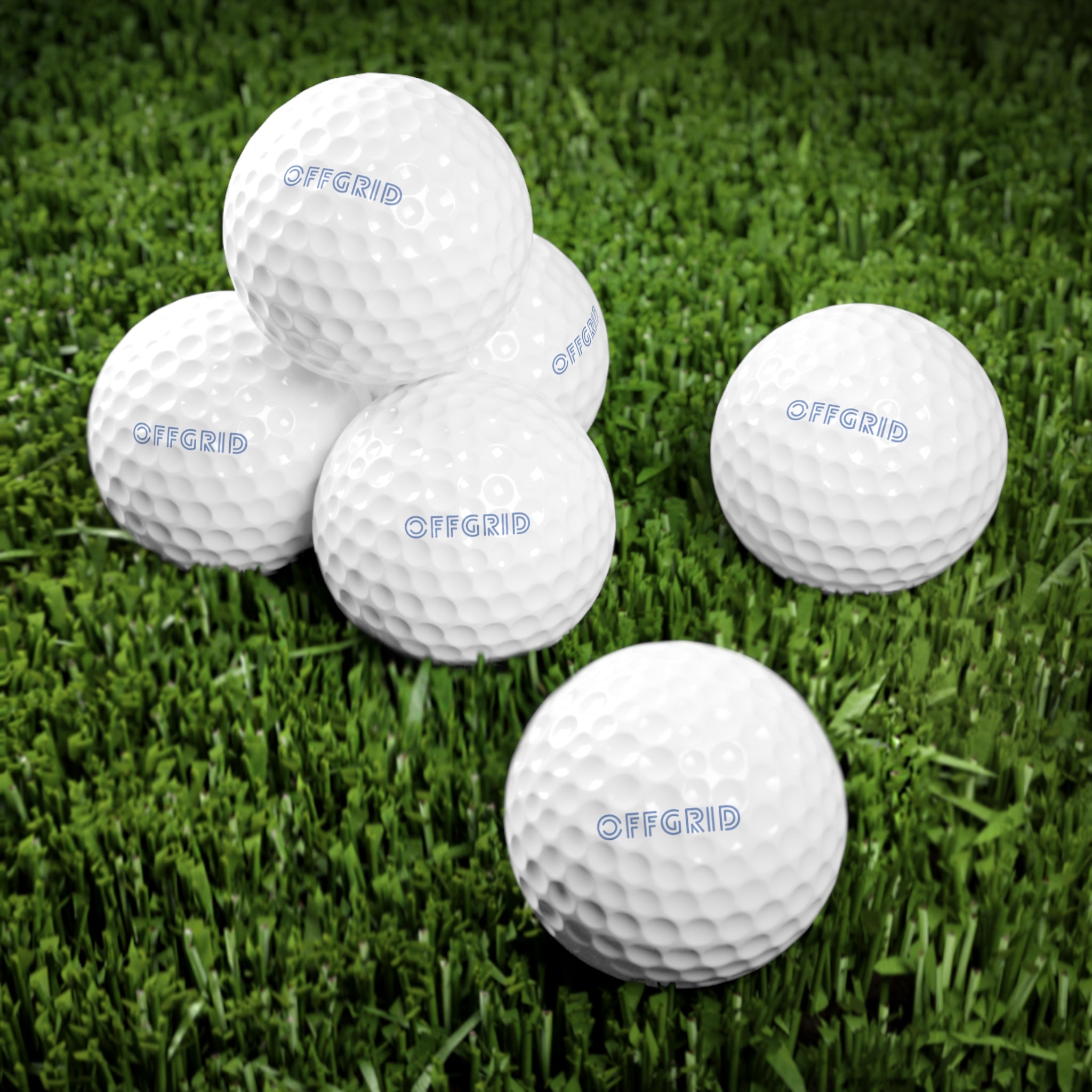 Premium Golf Balls, 6pcs
