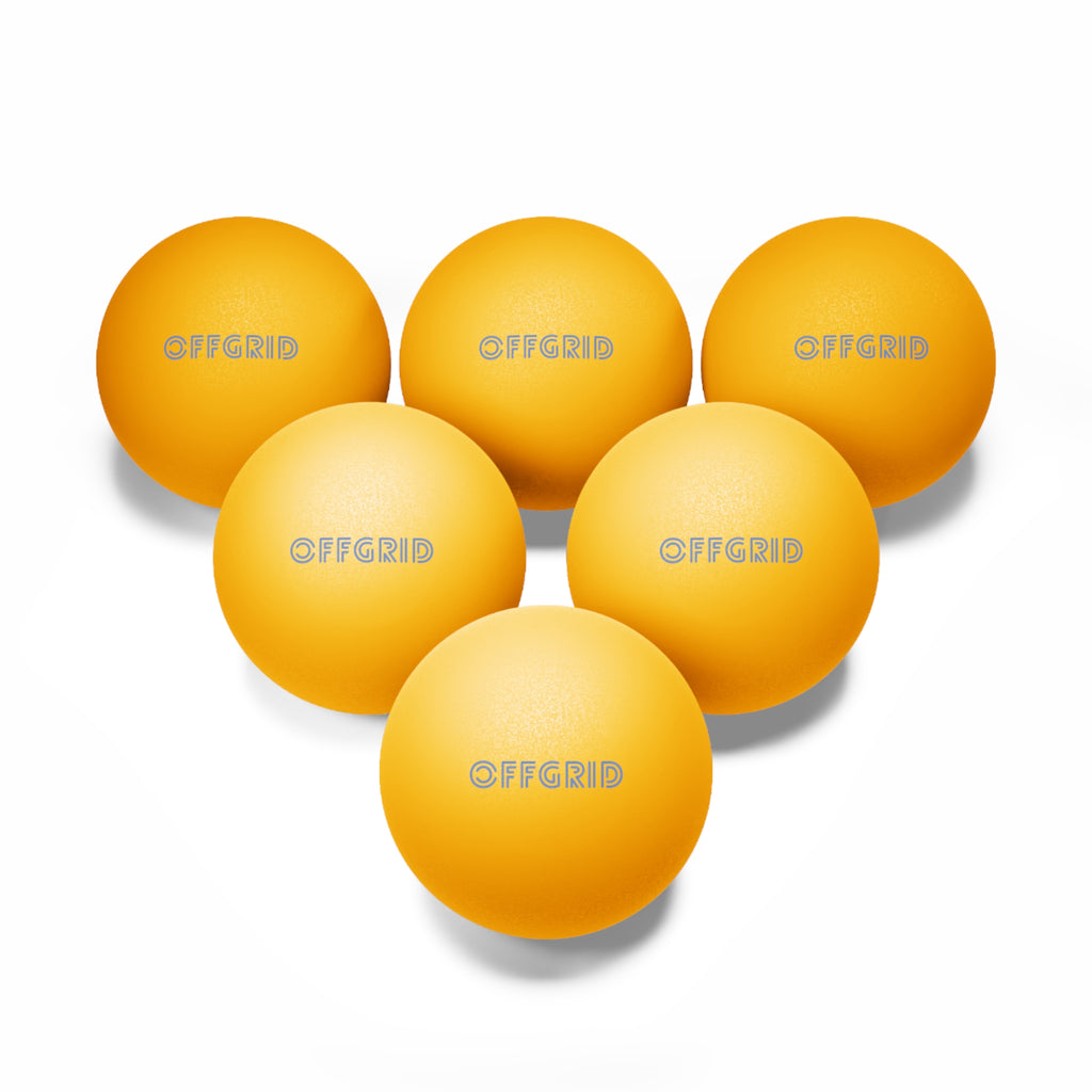 Premium 2-star Ping Pong Balls (6-Pack)